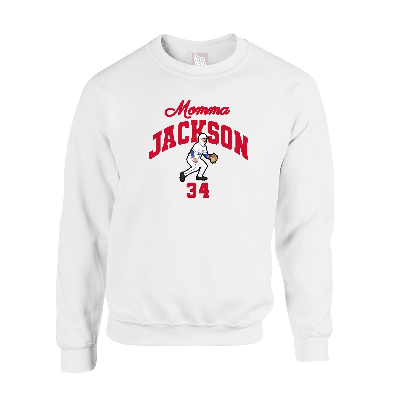 Fleece Crew — Mothers Day Arch in White