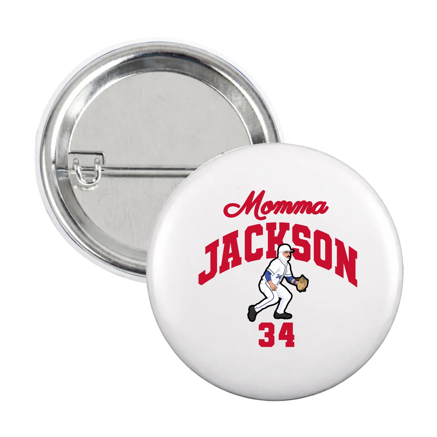 Game Day Button — Mothers Day Arch in White