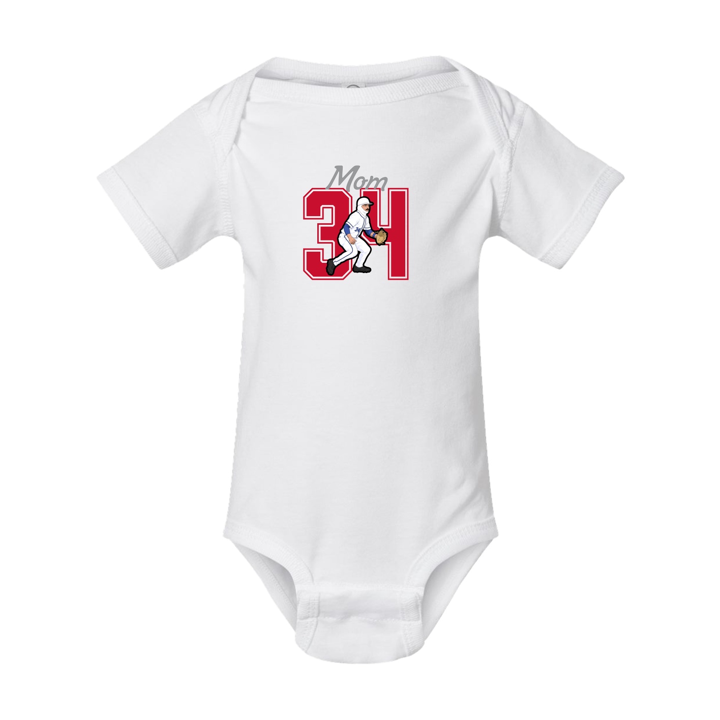 Baby Onesie — Mothers Day Shirsey in White