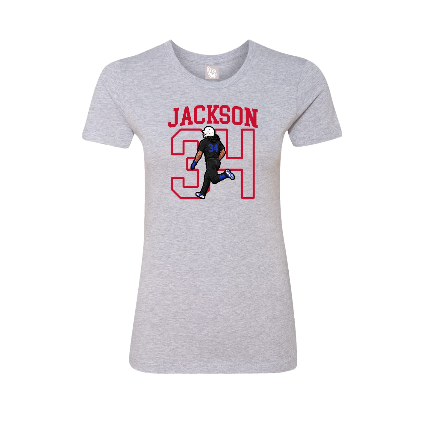 Fitted Women's Tee — Shirsey in Grey