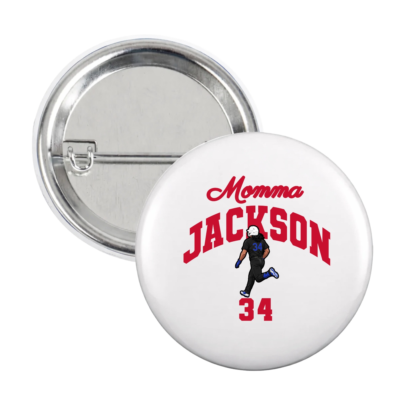 Game Day Button — Mothers Day Arch in White