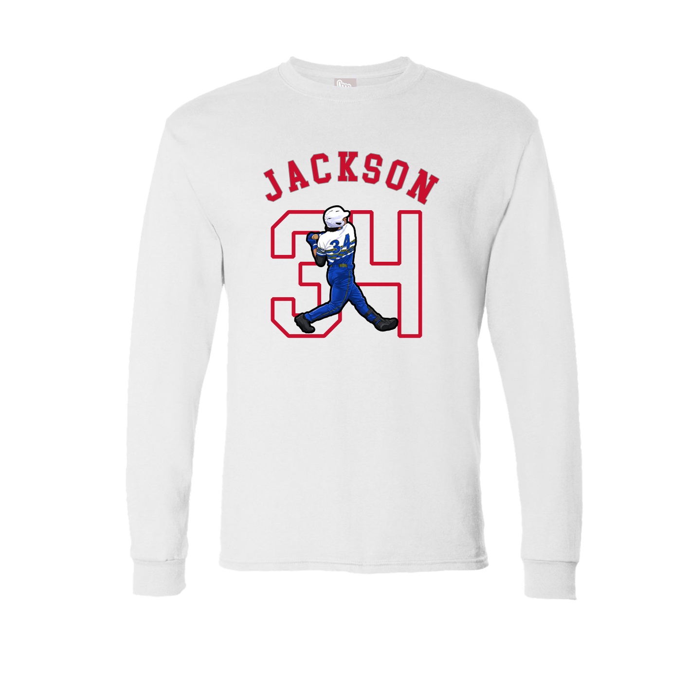 Long Sleeve Tee — Shirsey Arch in White