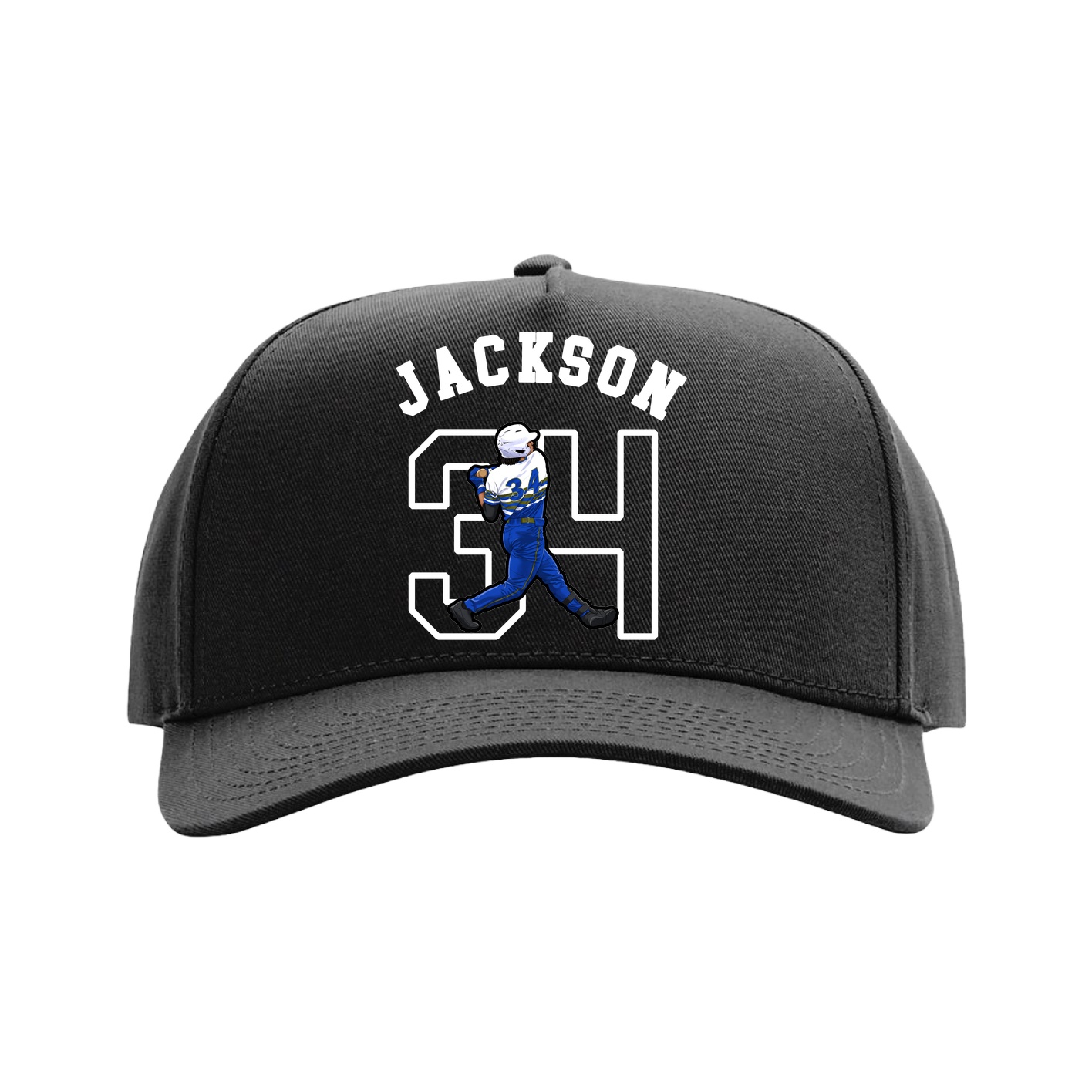 Full Fabric Five-Panel Champ Cap
