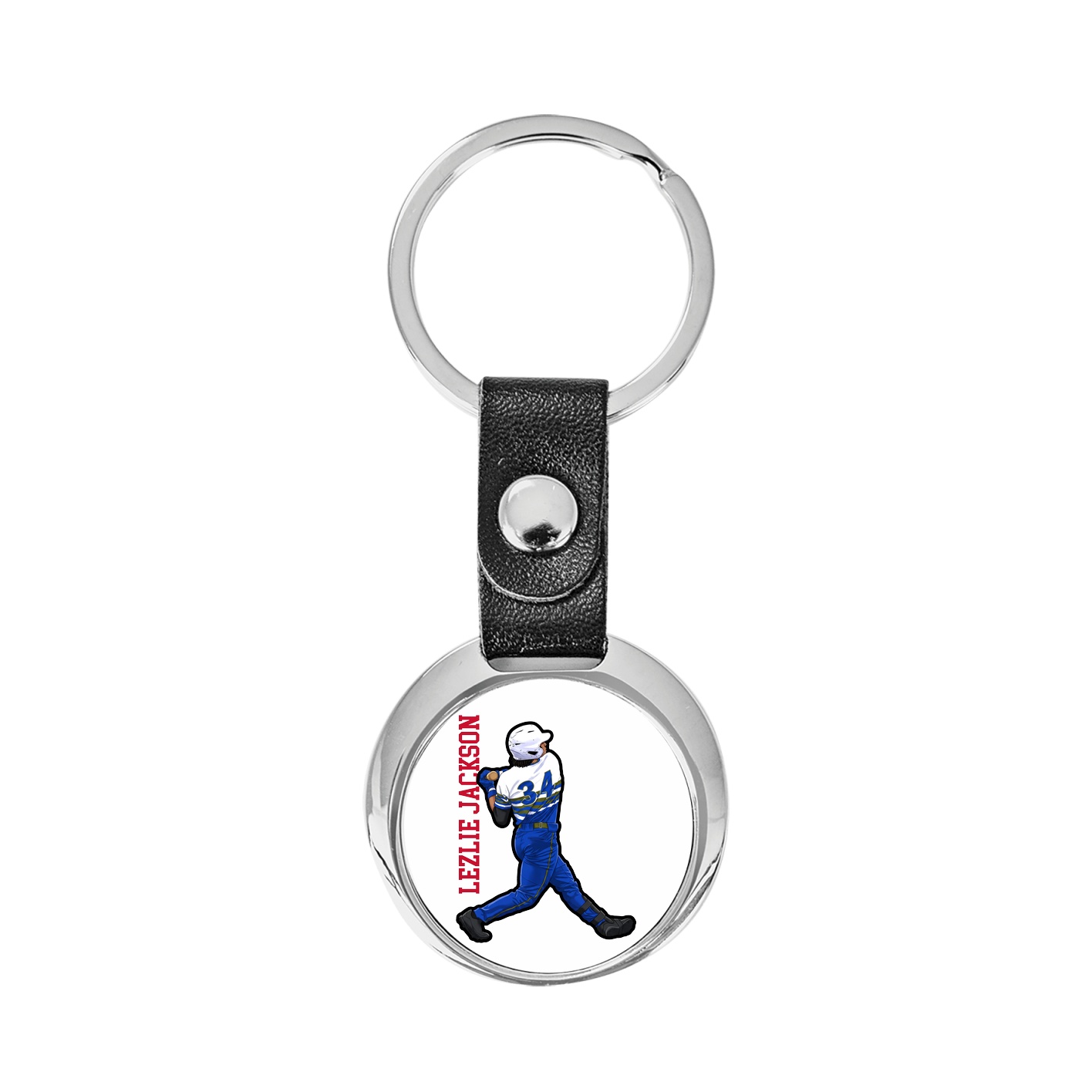 Key Chain — Name Vertical in Classic