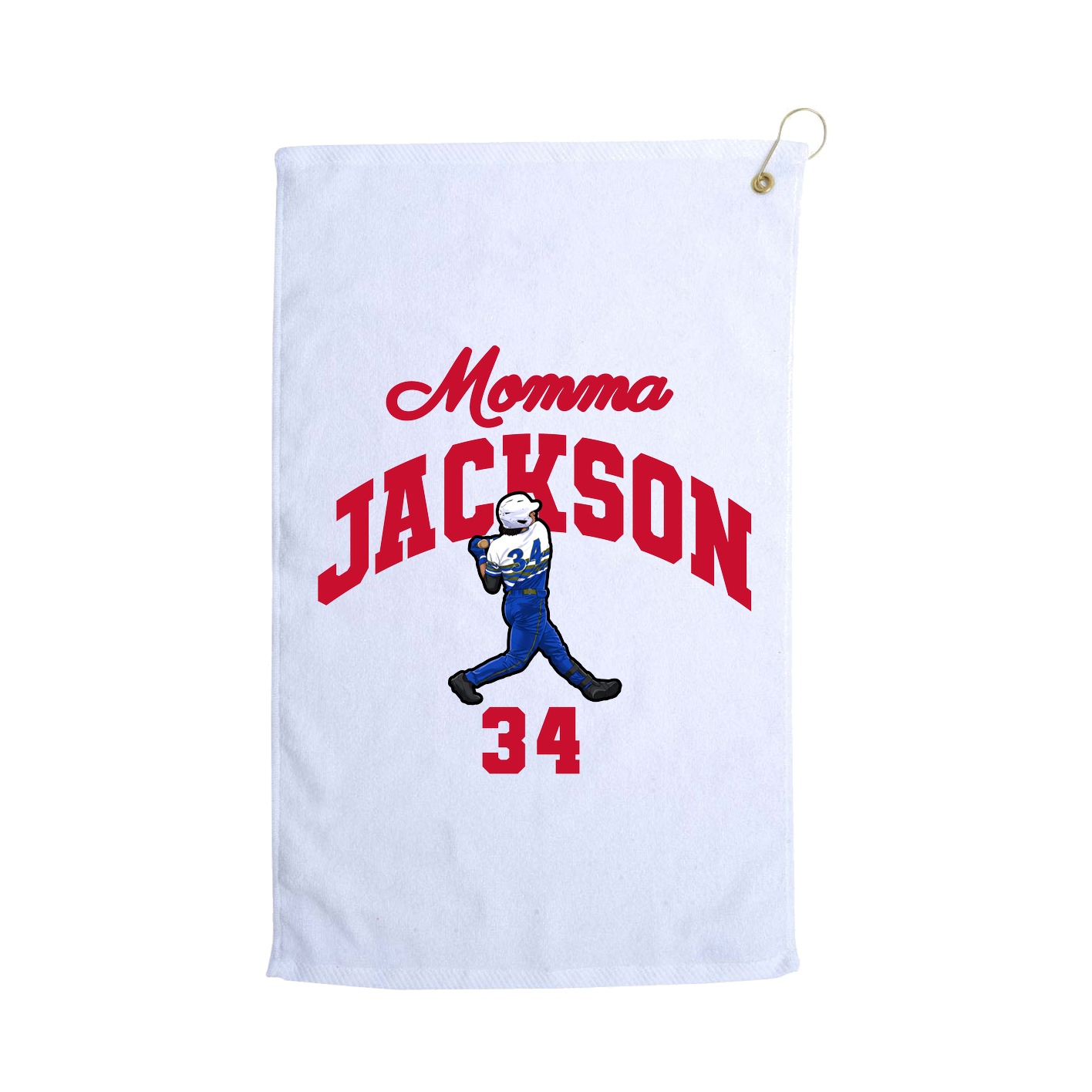 Golf Towel — Mothers Day Arch in White