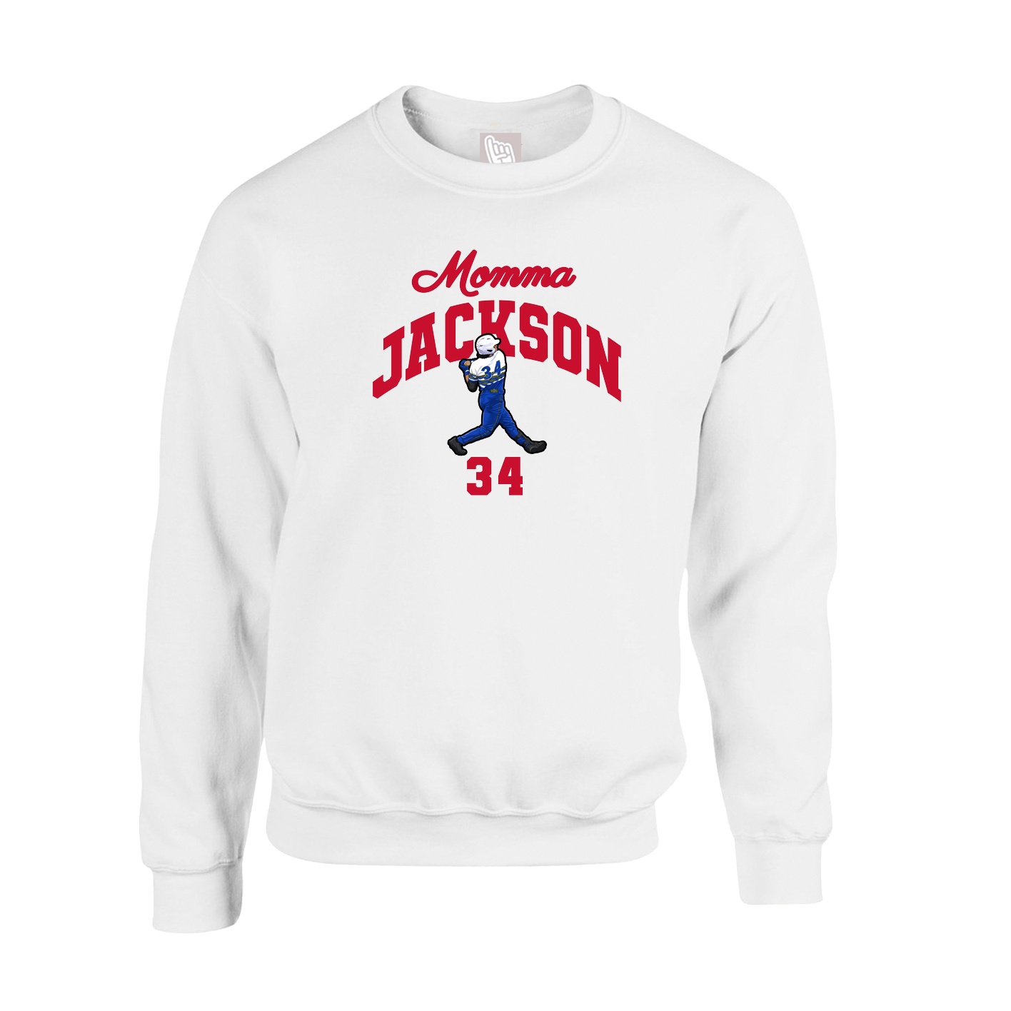 Fleece Crew — Mothers Day Arch in White