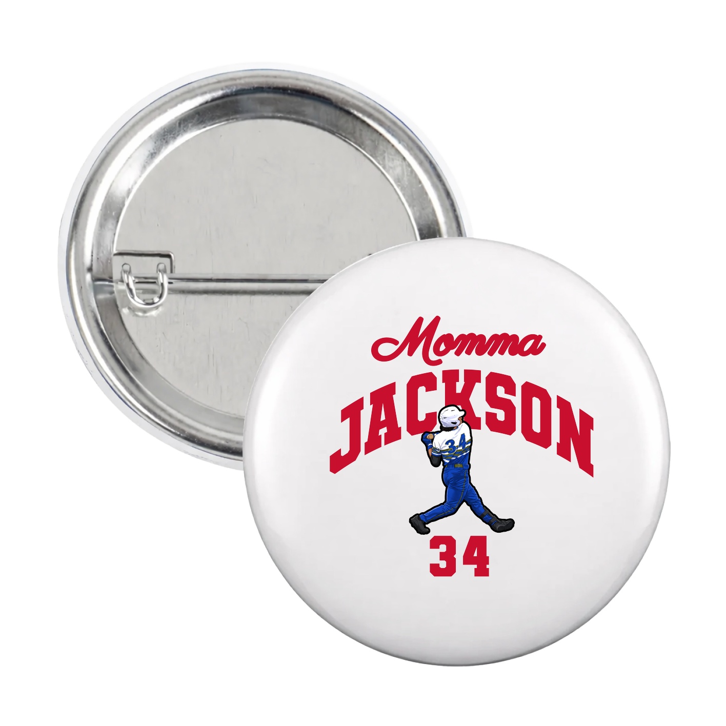Game Day Button — Mothers Day Arch in White