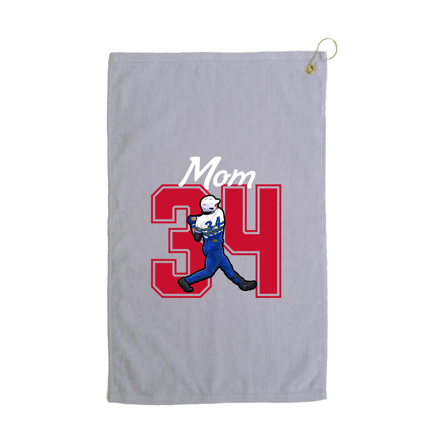 Golf Towel — Mothers Day Shirsey in Grey