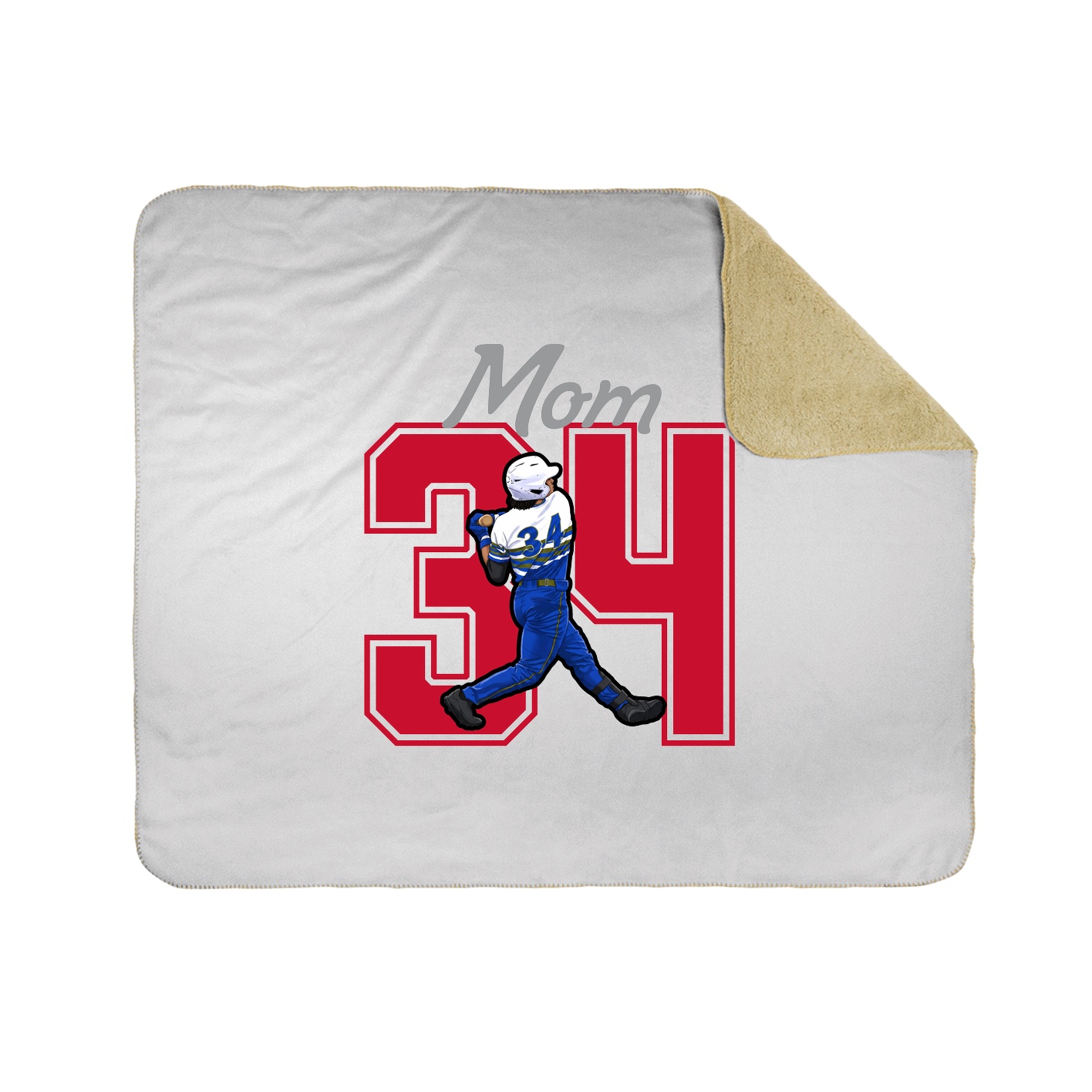 Throw Blanket — Mothers Day Shirsey in White