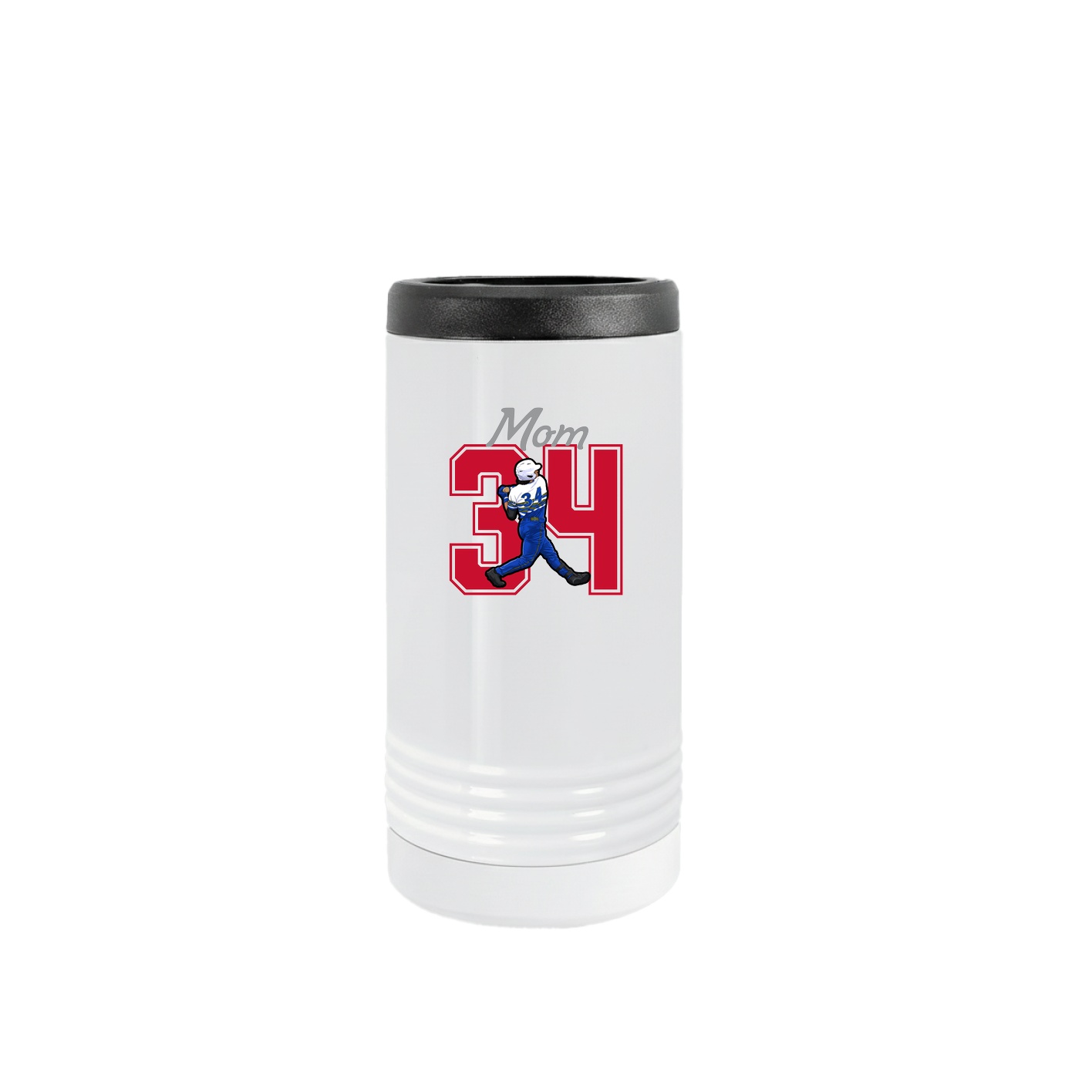 Slim Beverage Holder — Mothers Day Shirsey in White