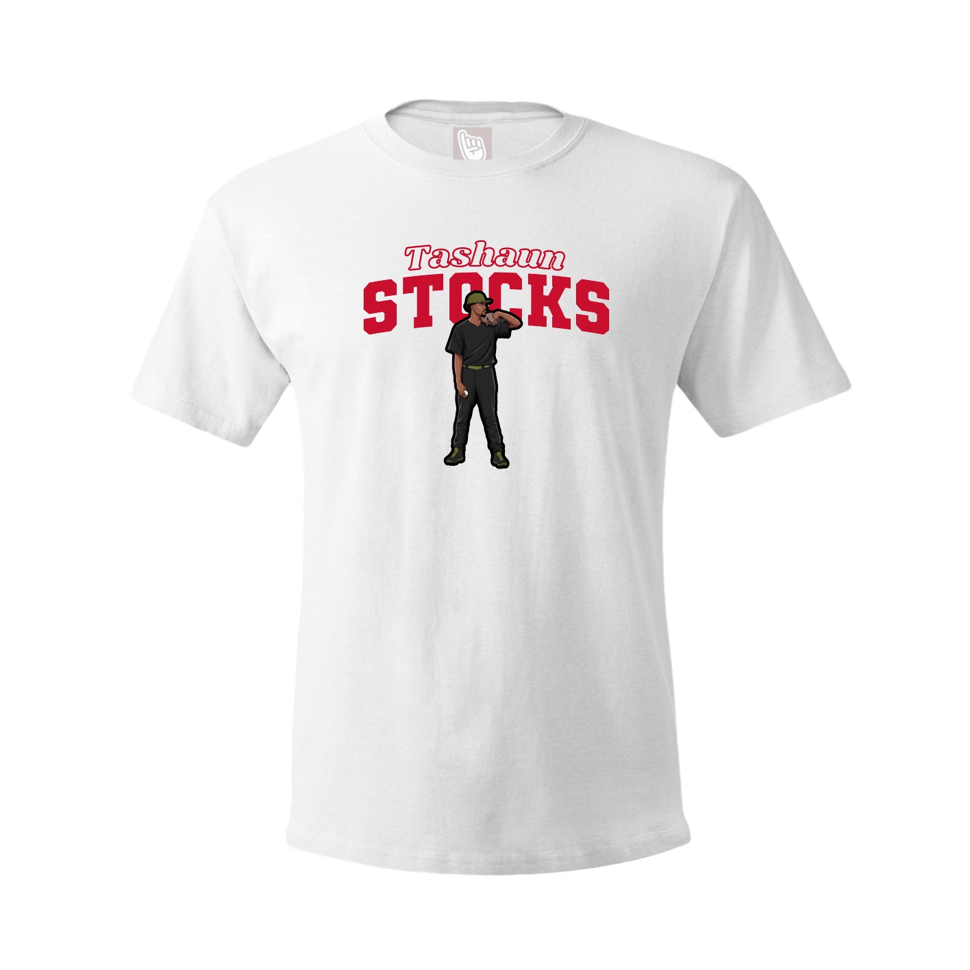 Tee — Name Arch in White