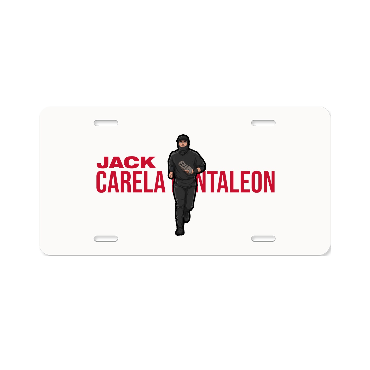 License Plate — Player Name in Classic