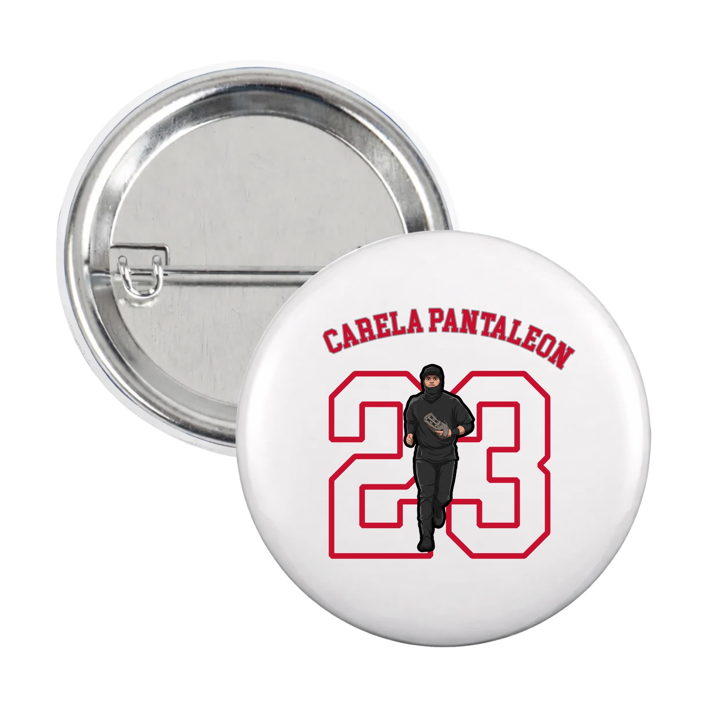 Game Day Button — Shirsey Arch in White