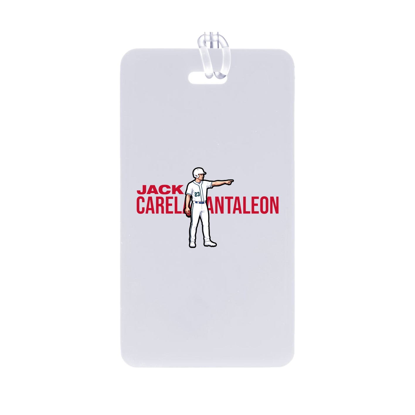 Bag Tag — Player Name in Classic