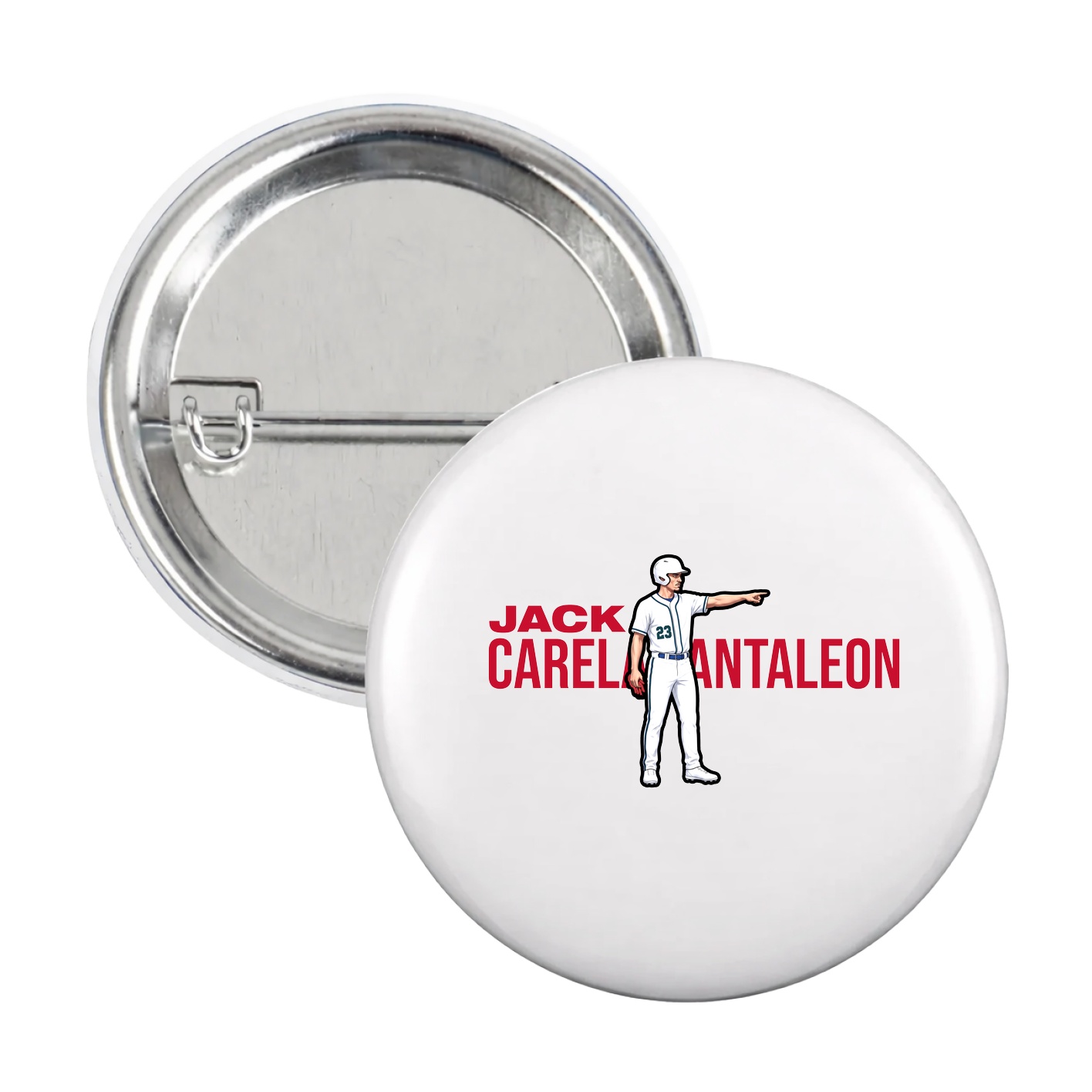 Game Day Button — Player Name in White