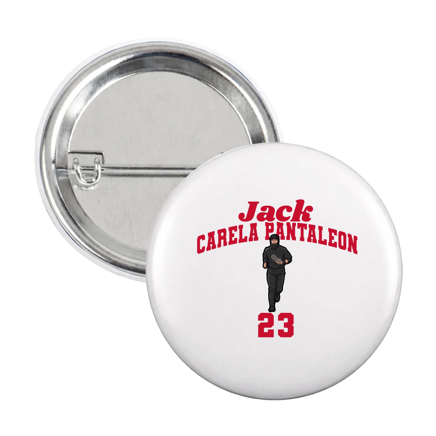 Game Day Button — Signature Arch in White