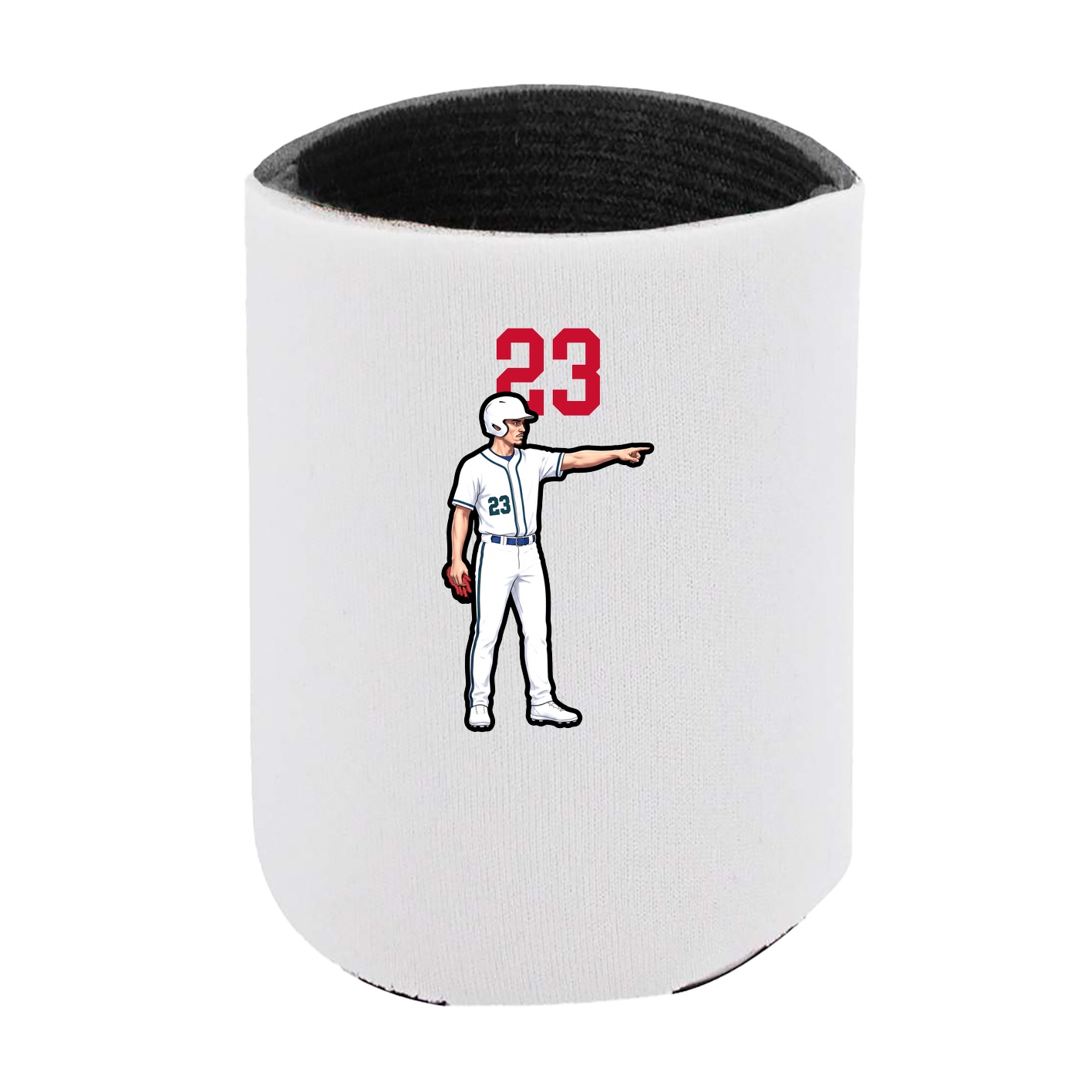 Can Holder — Number Top in White