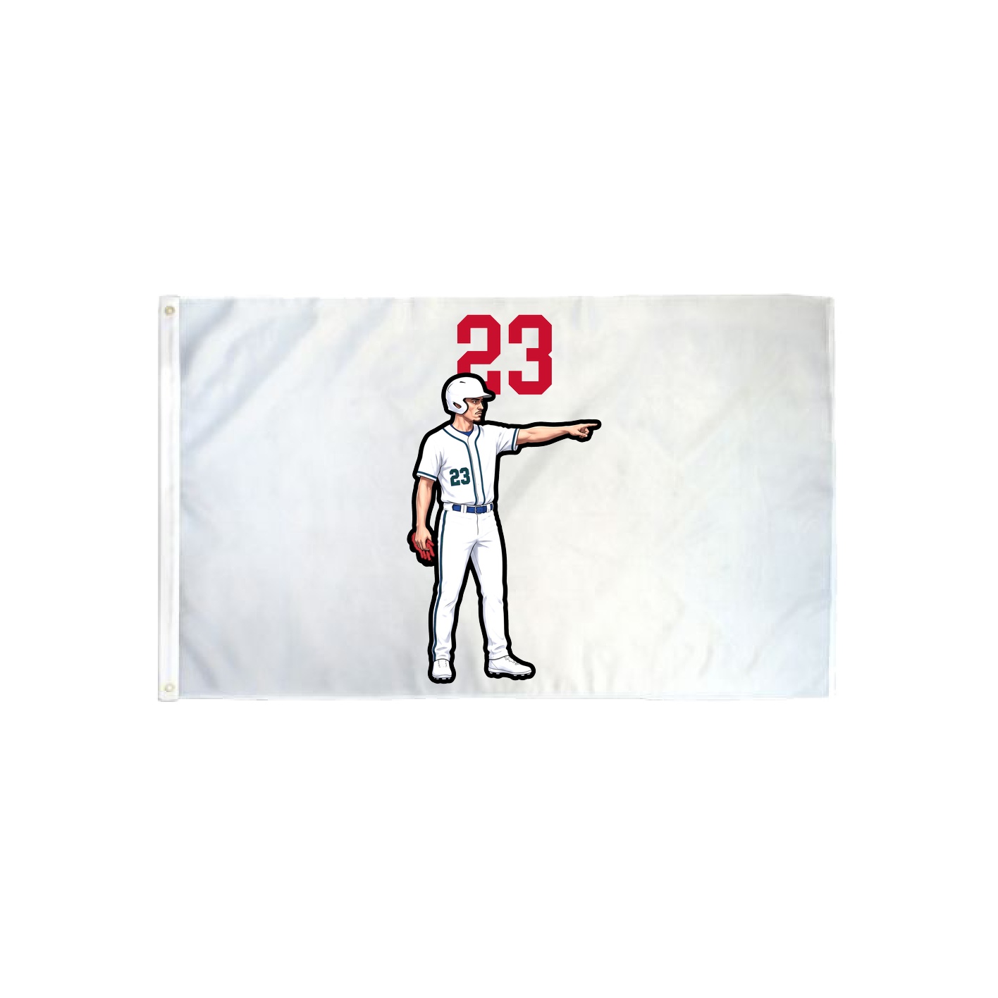 3x5 Flag — Number Top in Classic