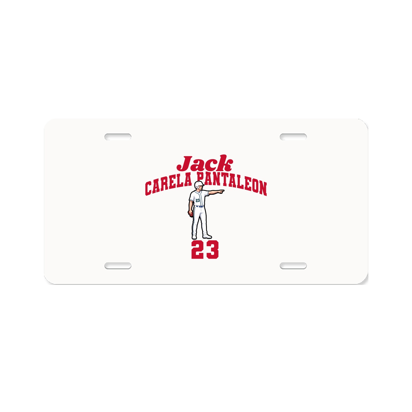 License Plate — Signature Arch in Classic
