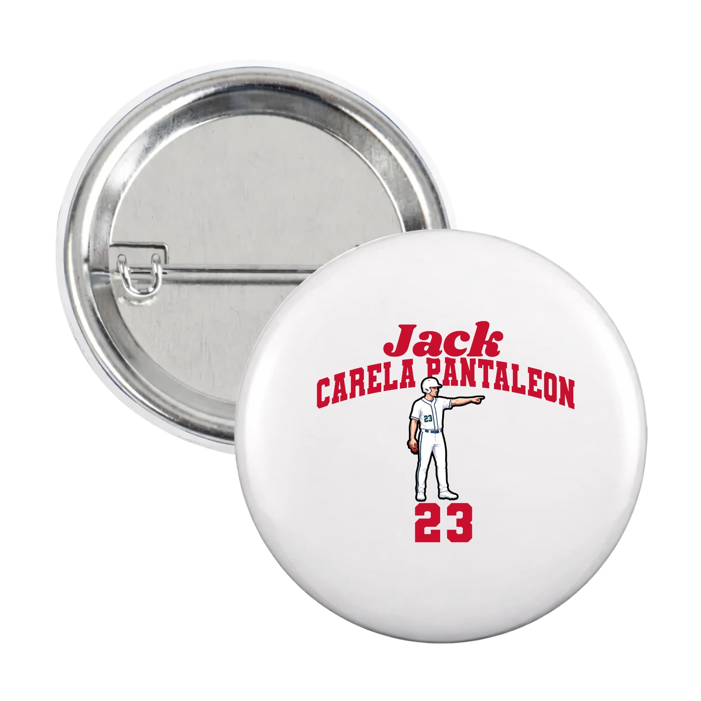 Game Day Button — Signature Arch in White