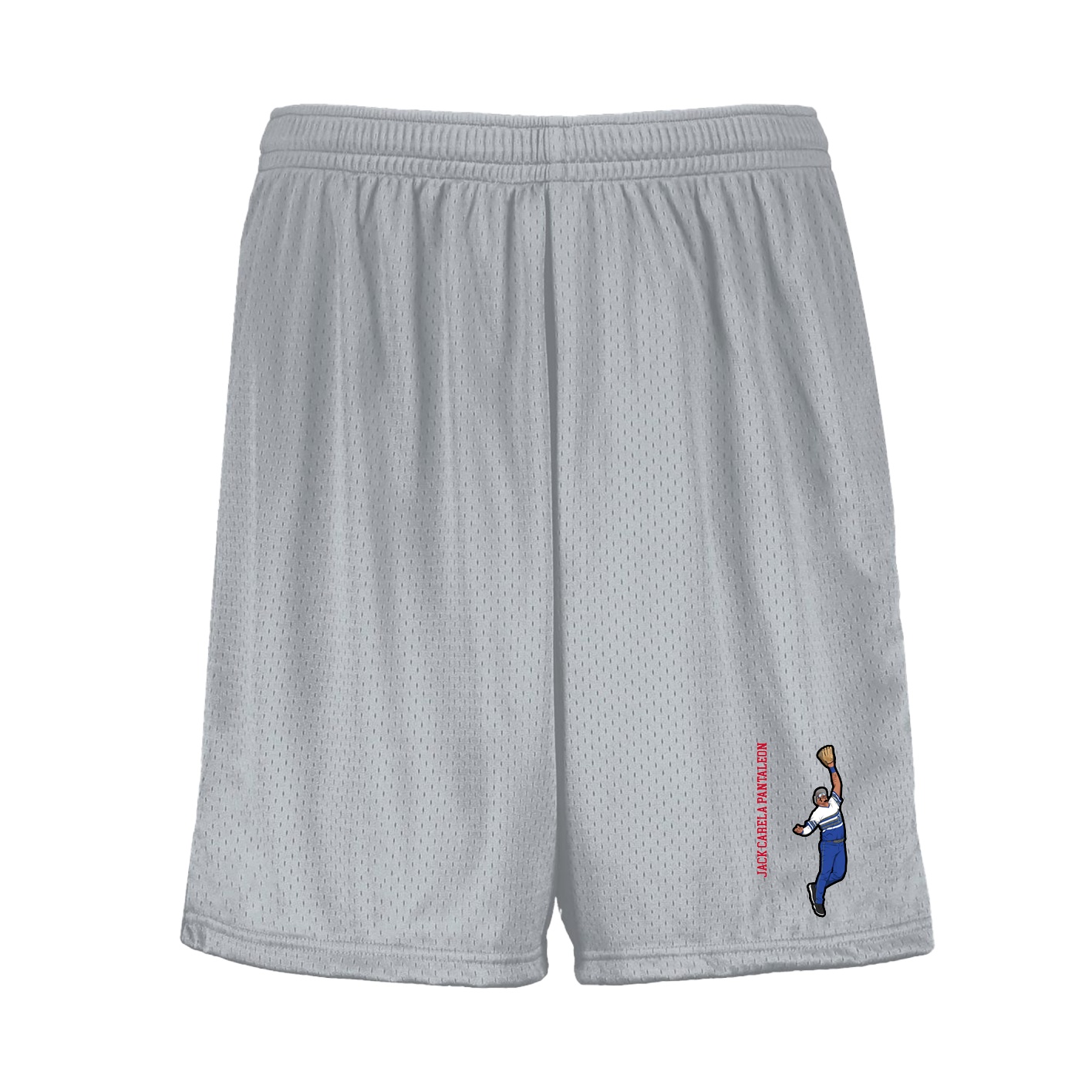 Shorts — Name Vertical in Silver