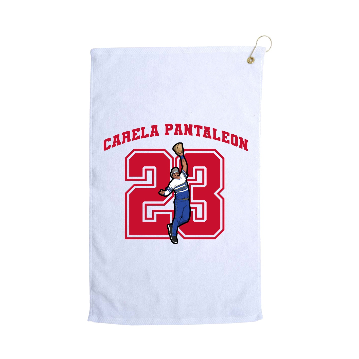 Golf Towel — Number in White