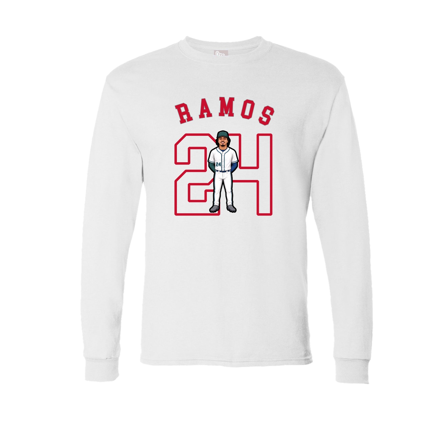 Long Sleeve Tee — Shirsey Arch in White