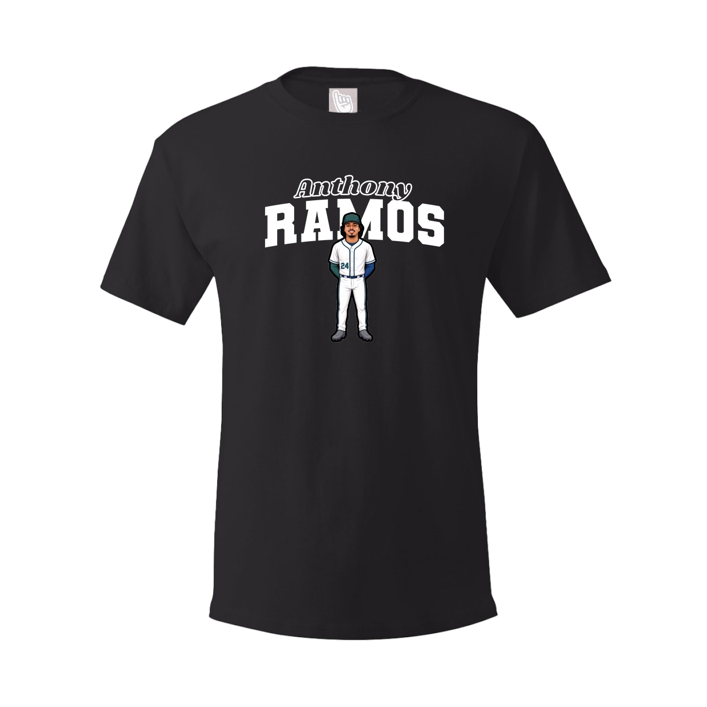 Youth Tee — Name Arch in Black