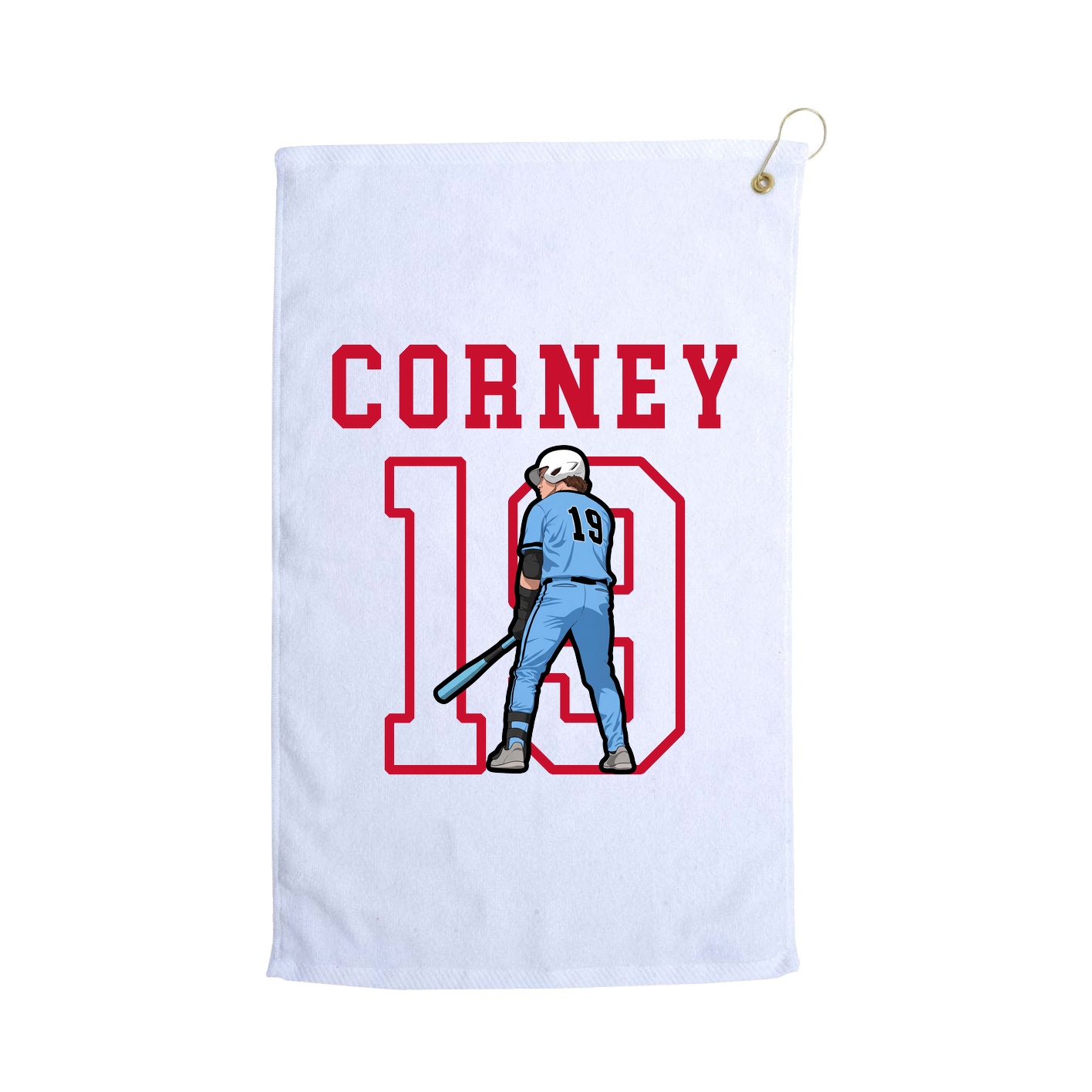 Golf Towel — Shirsey in White