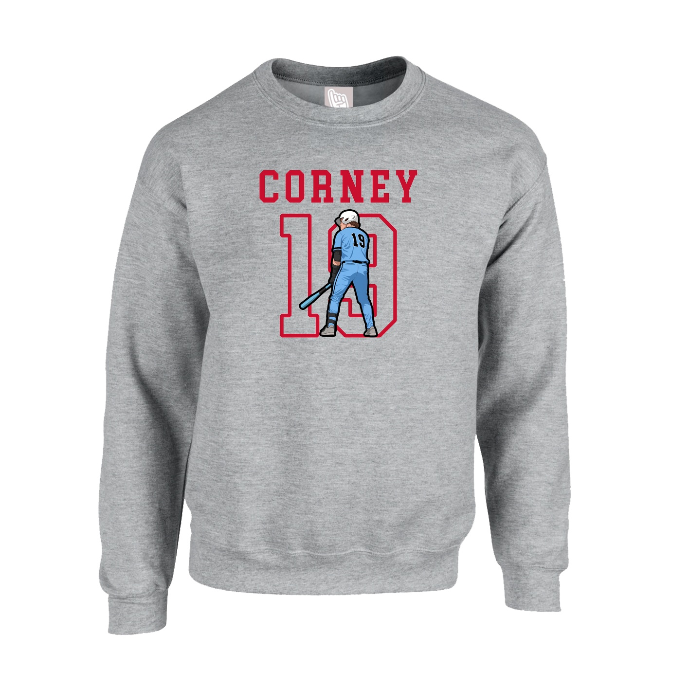 Fleece Crew — Shirsey in Grey