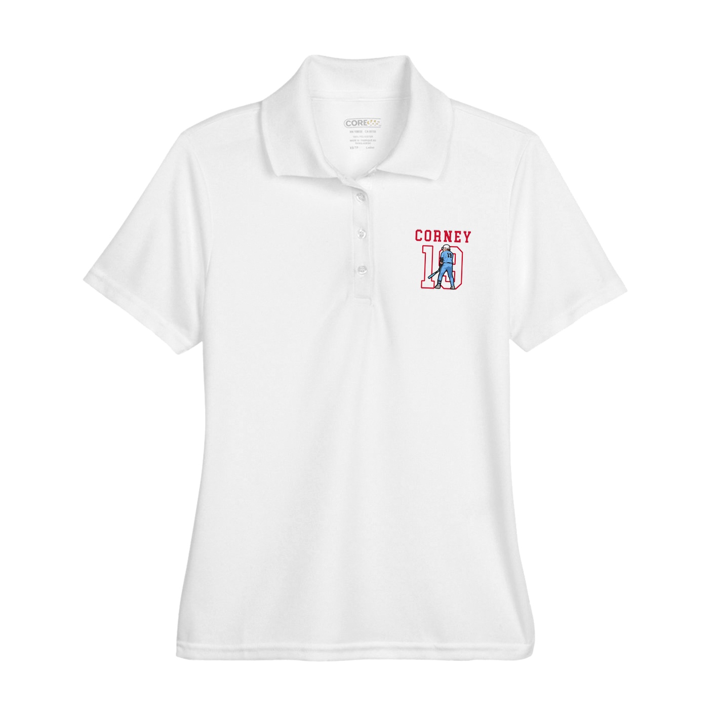 Womens Performance Polo — Shirsey in White
