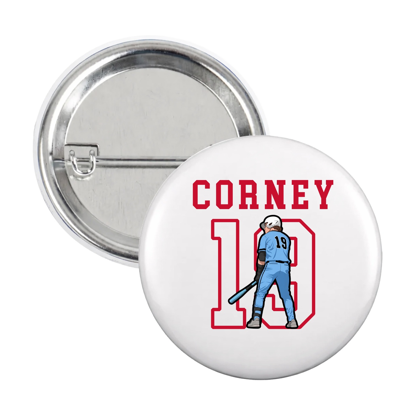 Game Day Button — Shirsey in White