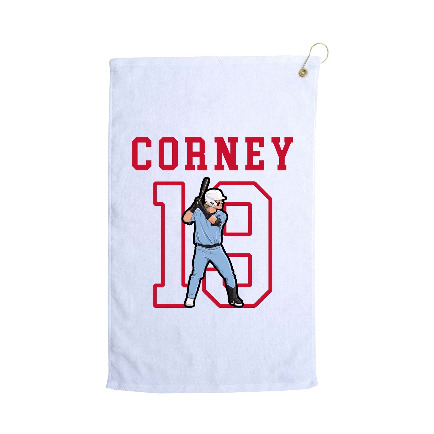 Golf Towel — Shirsey in White