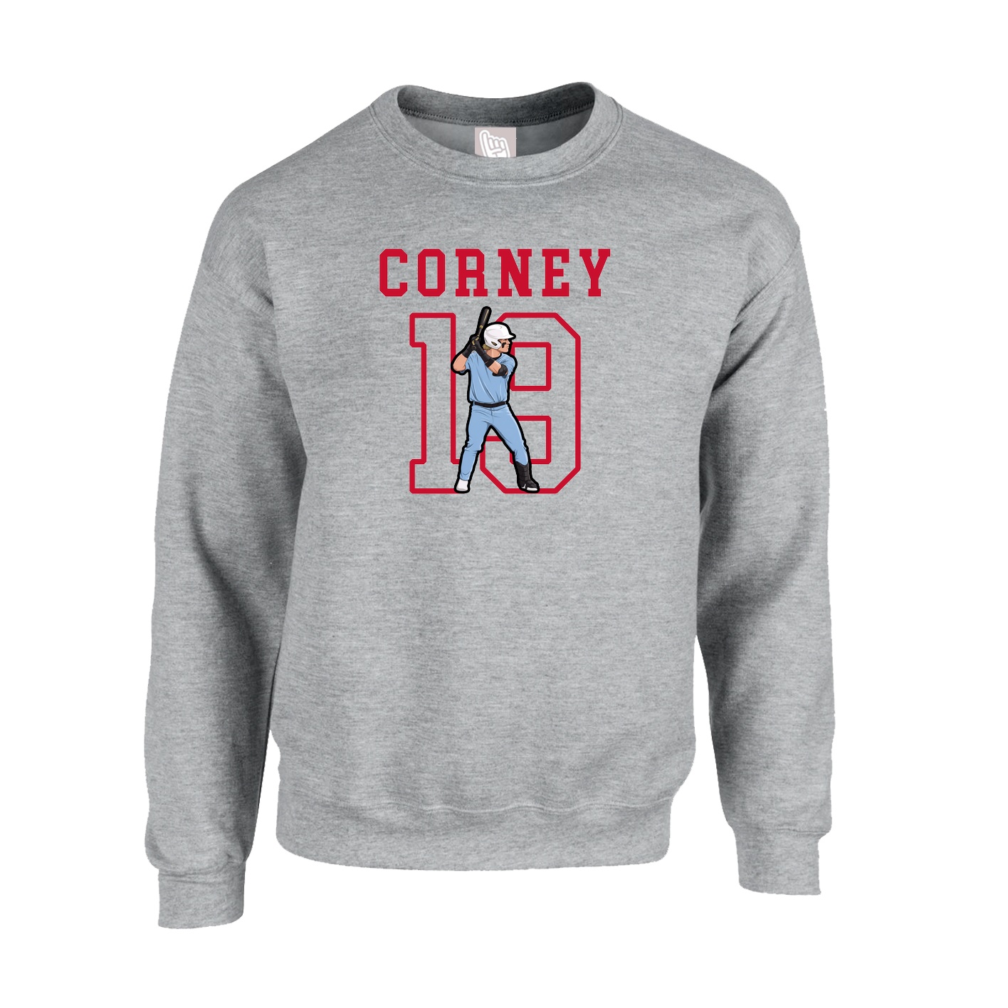 Fleece Crew — Shirsey in Grey
