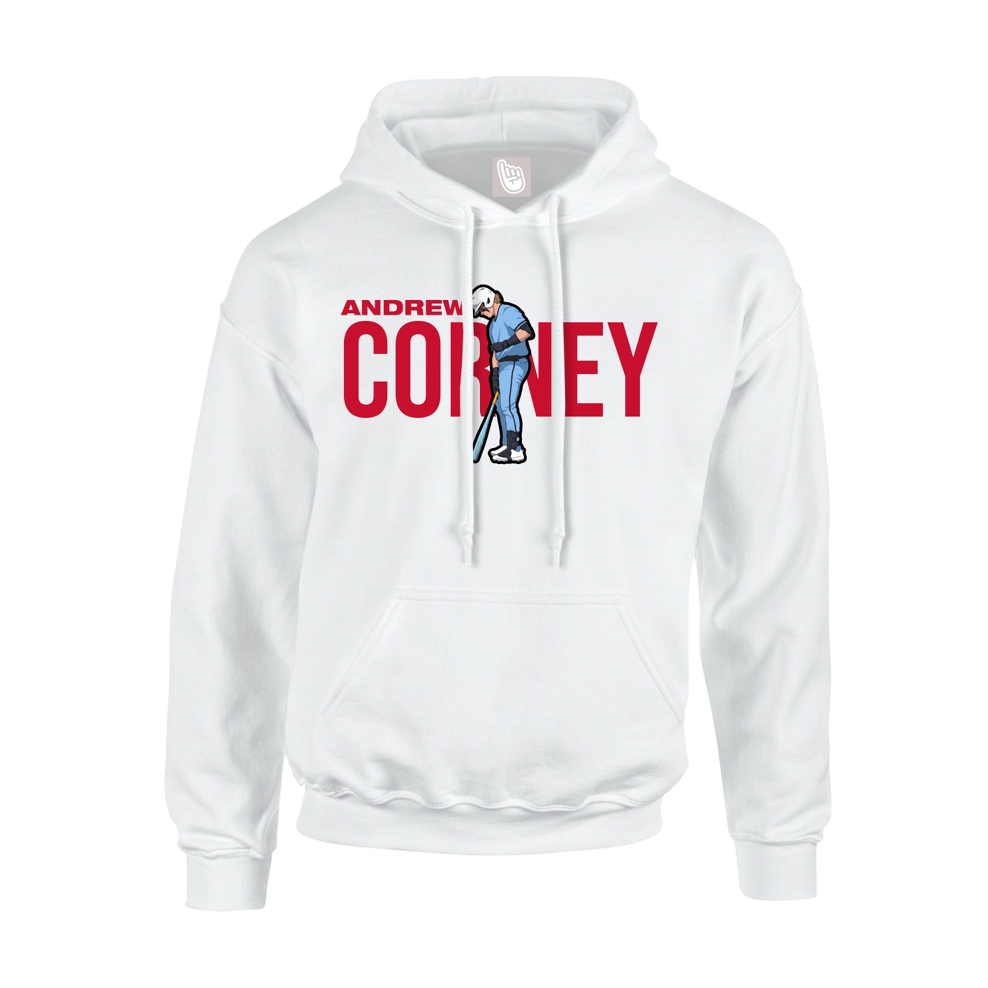 Hoodie — Player Name in White