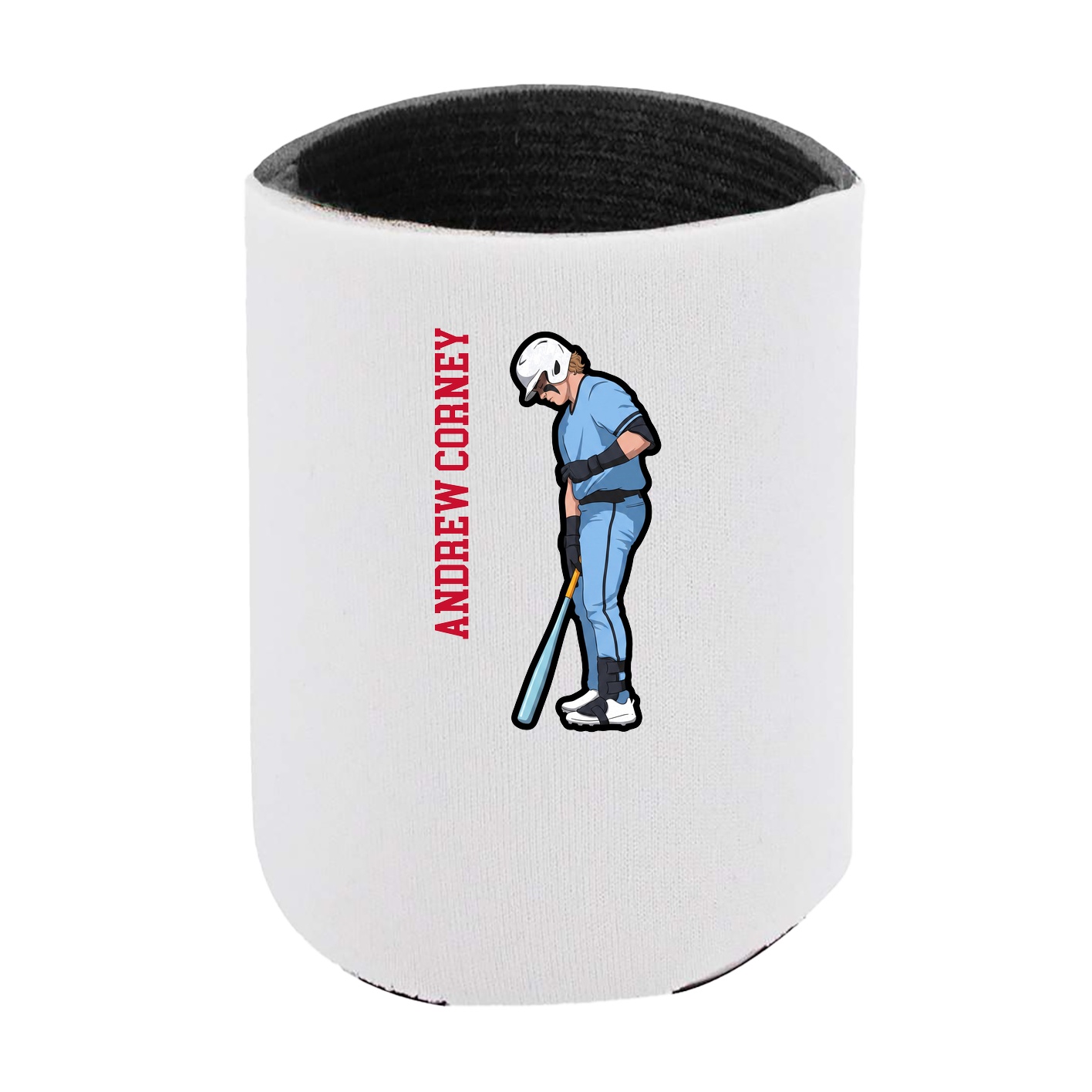Can Holder — Name Vertical in White