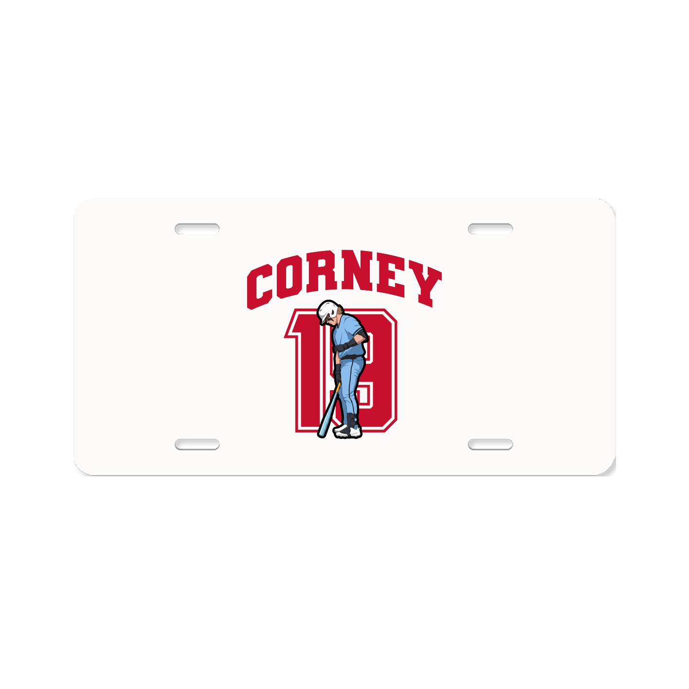 License Plate — Number in Classic