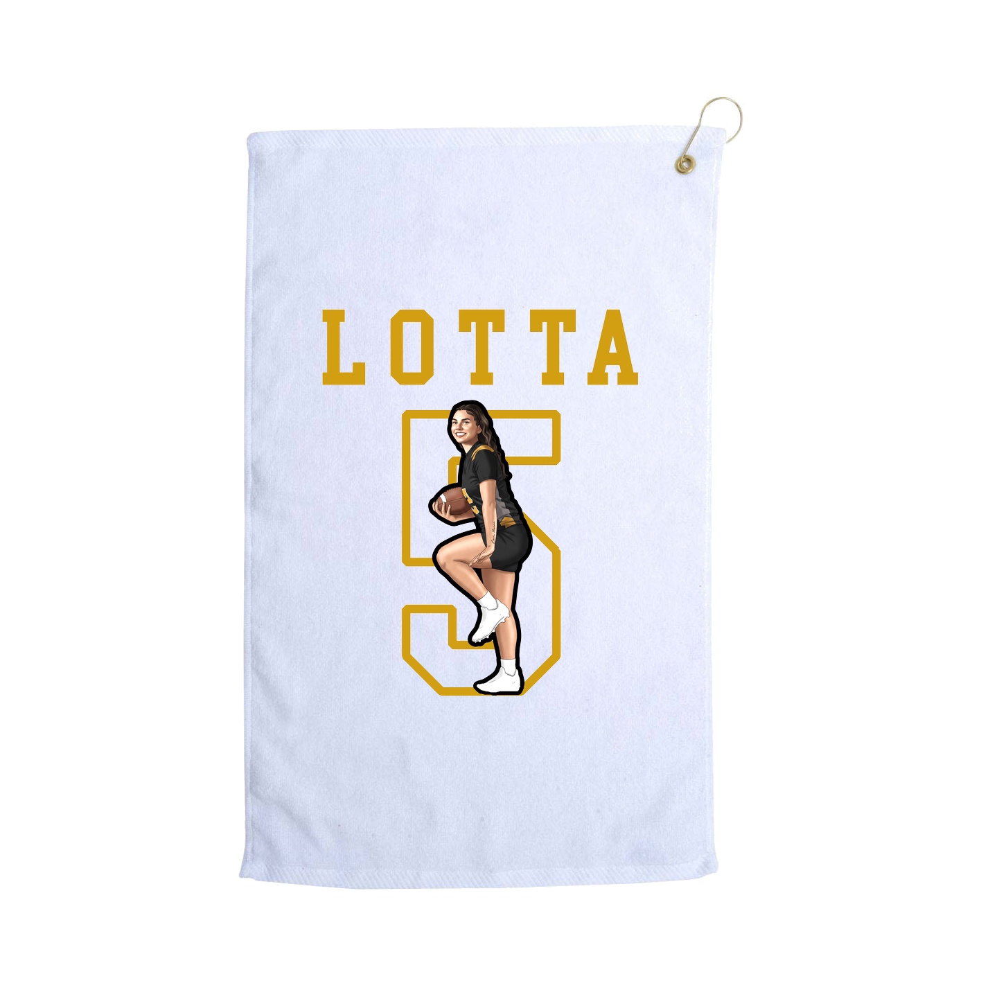 Golf Towel — Shirsey in White