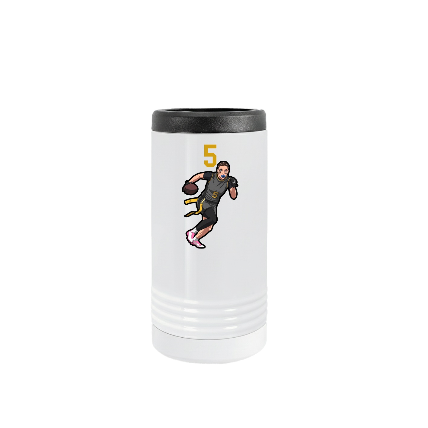 Slim Beverage Holder — Number Top in White