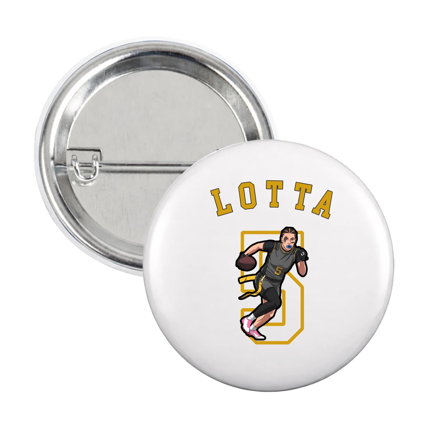 Game Day Button — Shirsey Arch in White