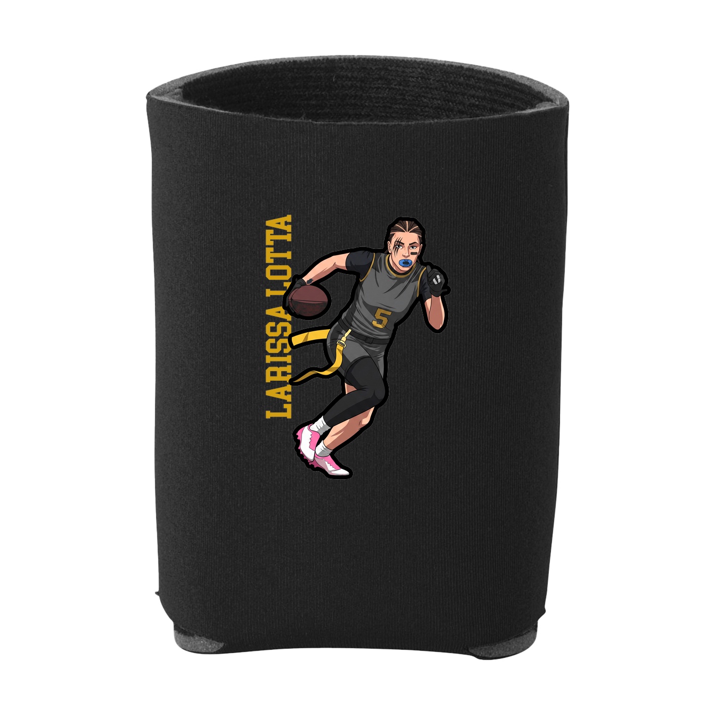 Can Holder — Name Vertical in Black
