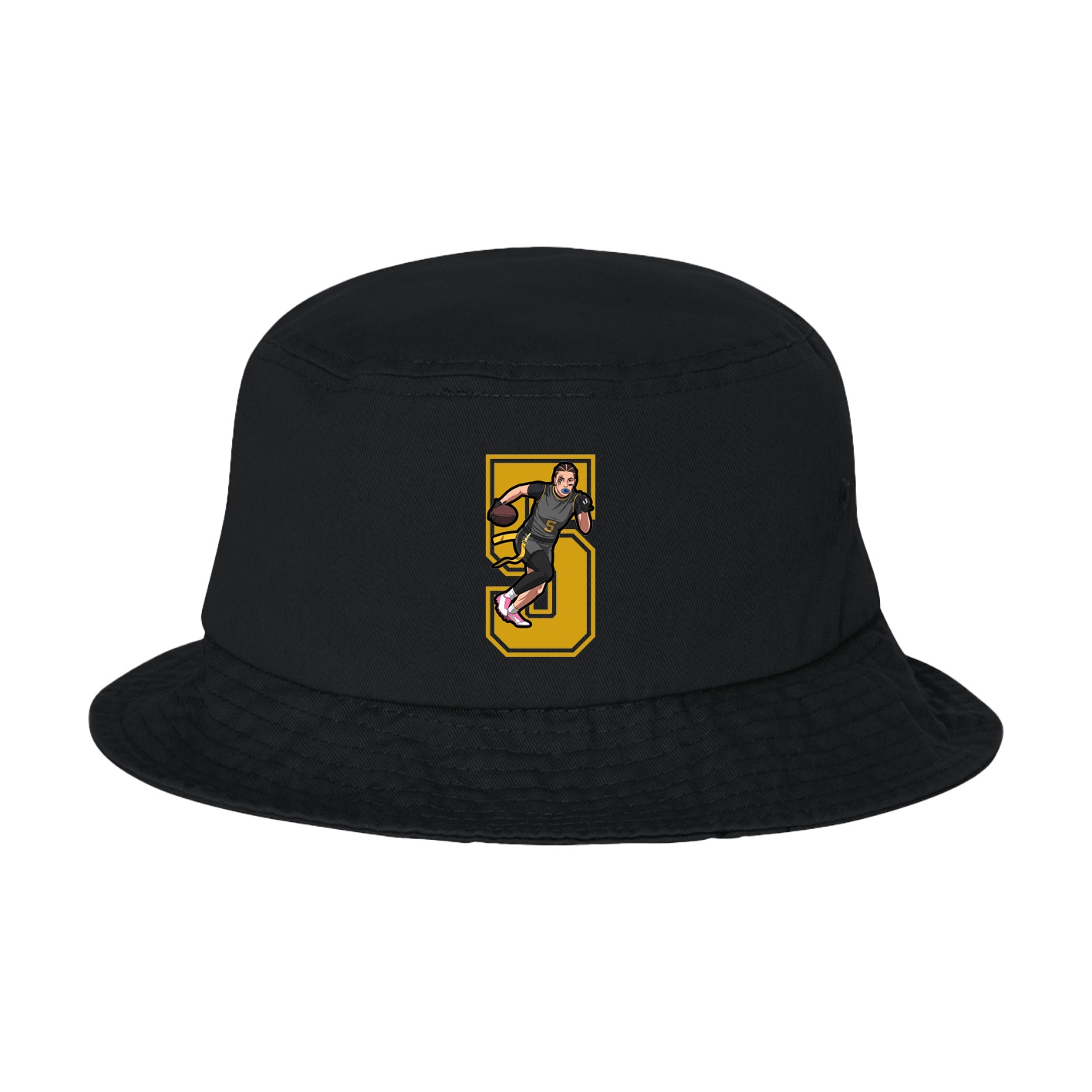Bucket Cap — Number in Black