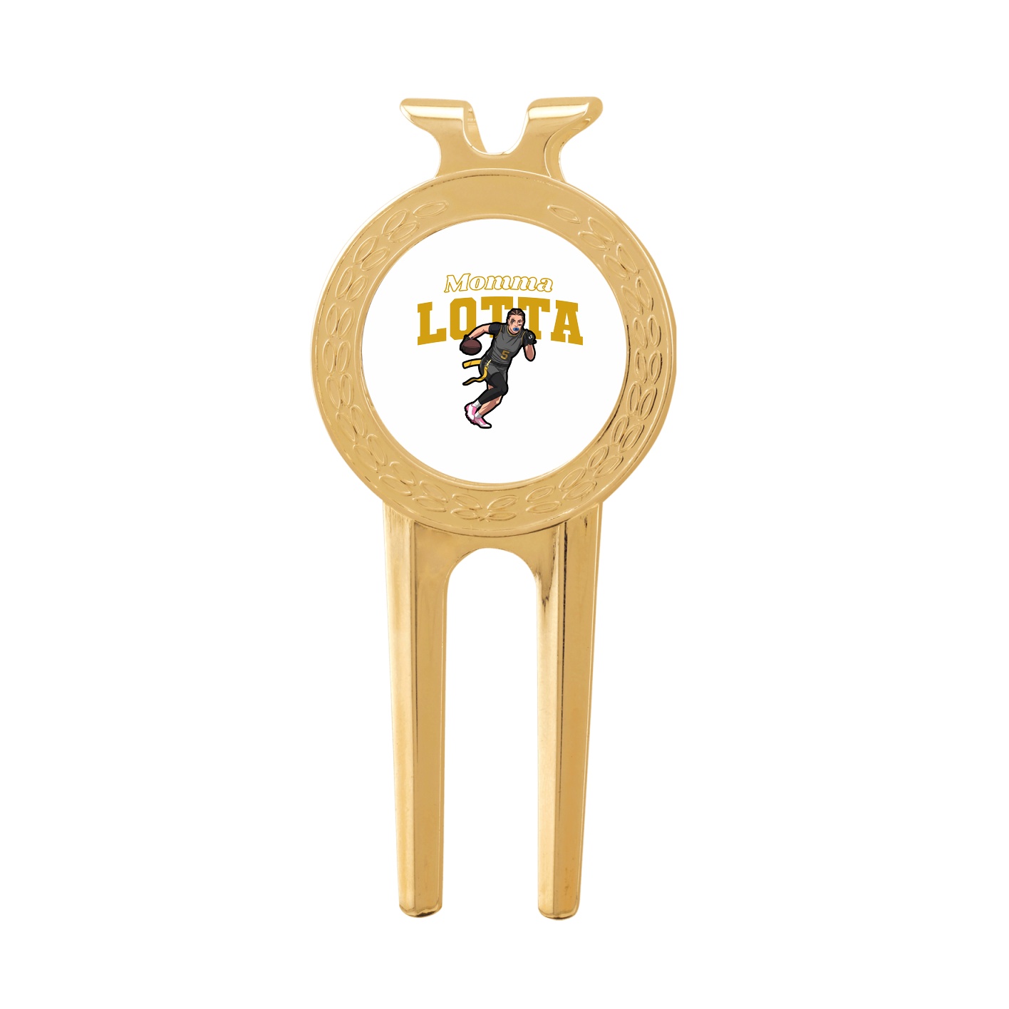 Divot Tool with Ball Marker — Mothers Day Block in Classic