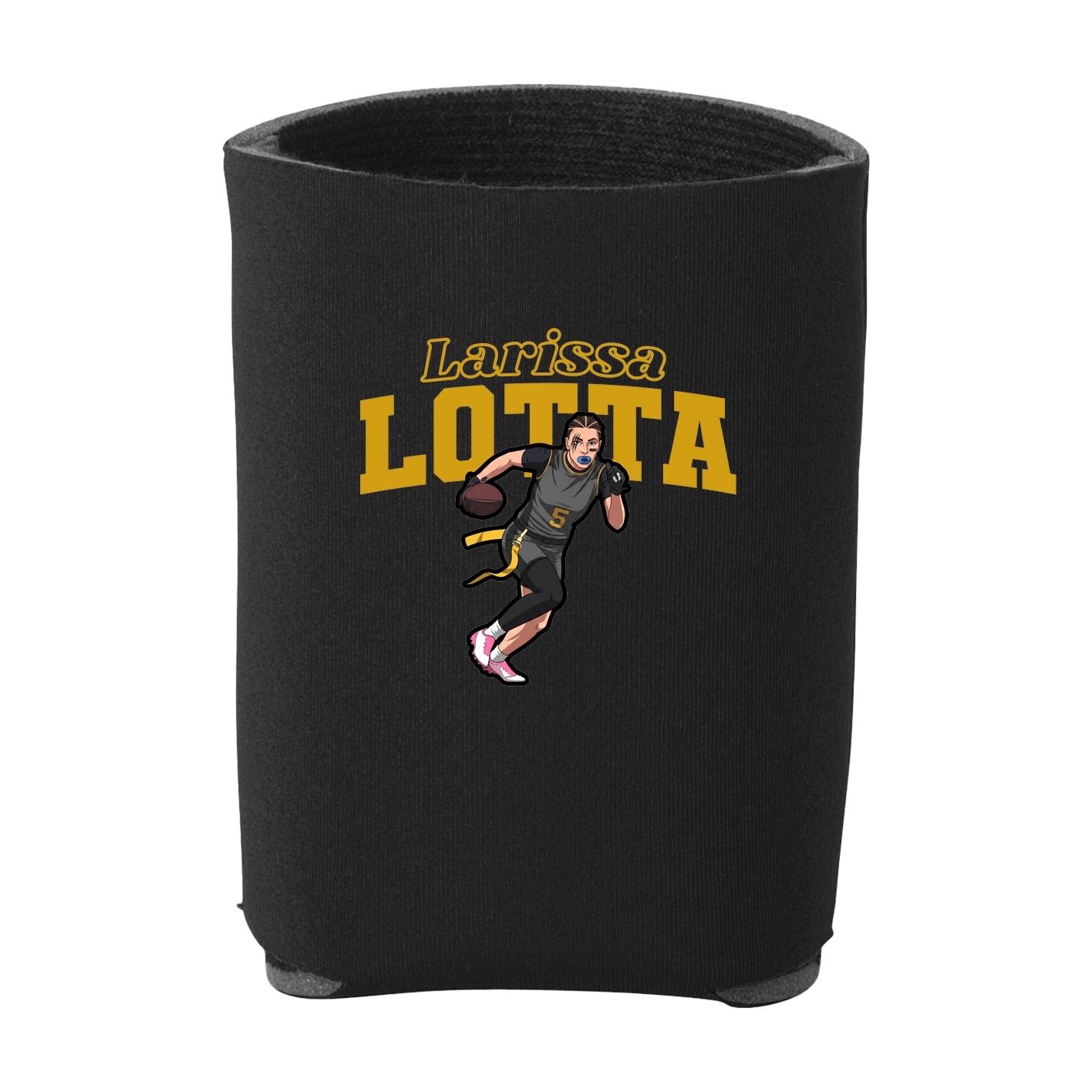 Can Holder — Name Arch in Black