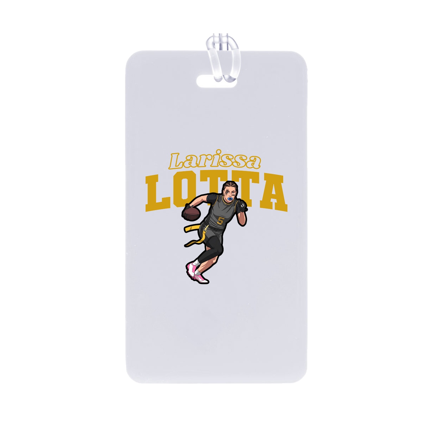 Bag Tag — Name Arch in Classic
