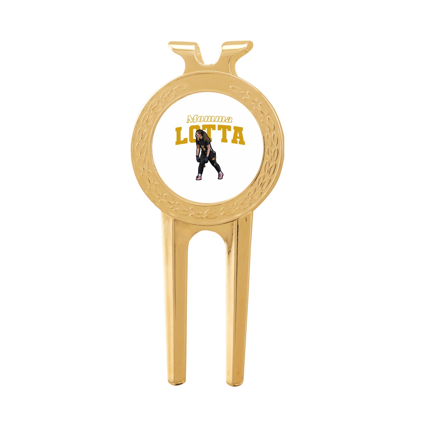 Divot Tool with Ball Marker — Mothers Day Block in Classic