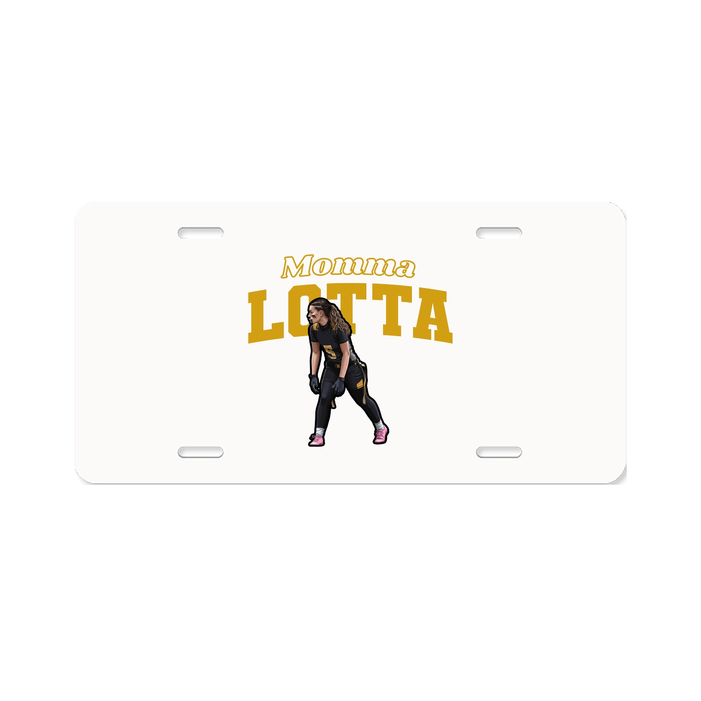 License Plate — Mothers Day Block in Classic