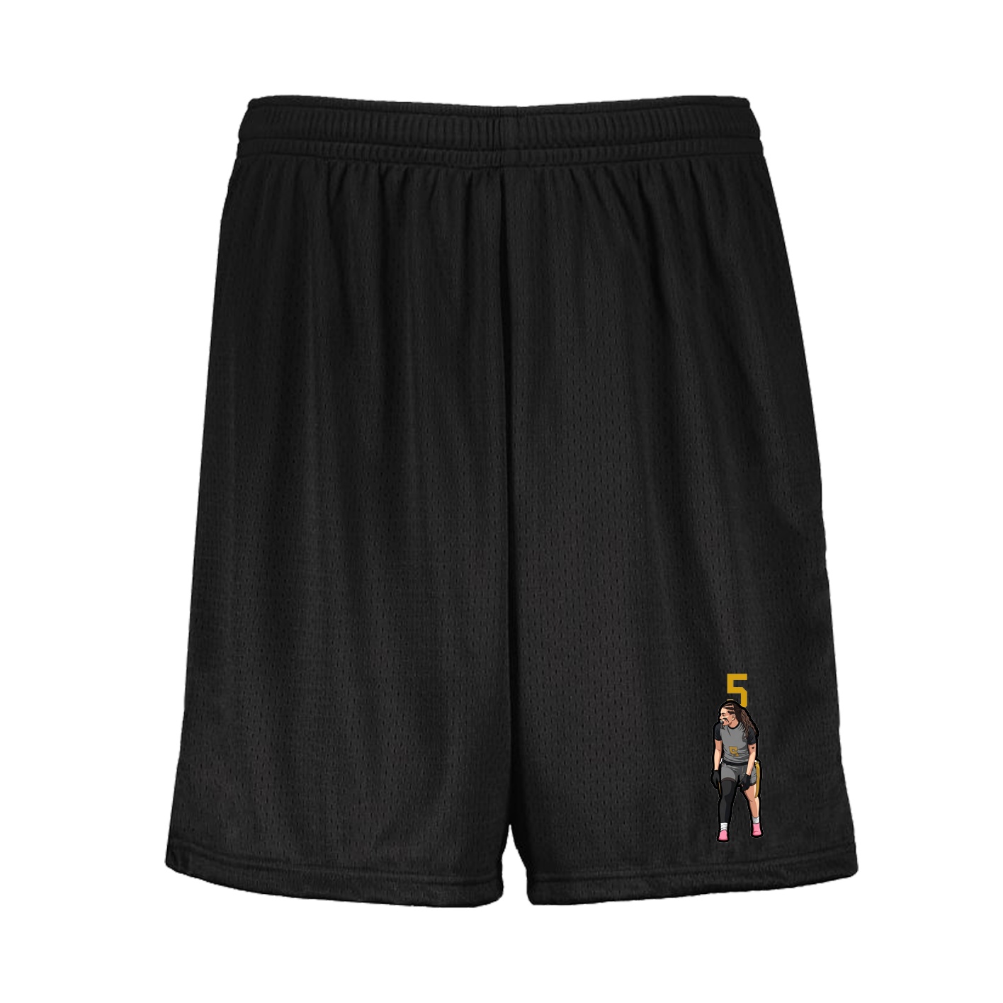 Shorts — Number Top in Black