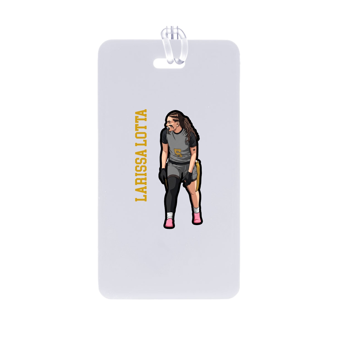 Bag Tag — Name Vertical in Classic