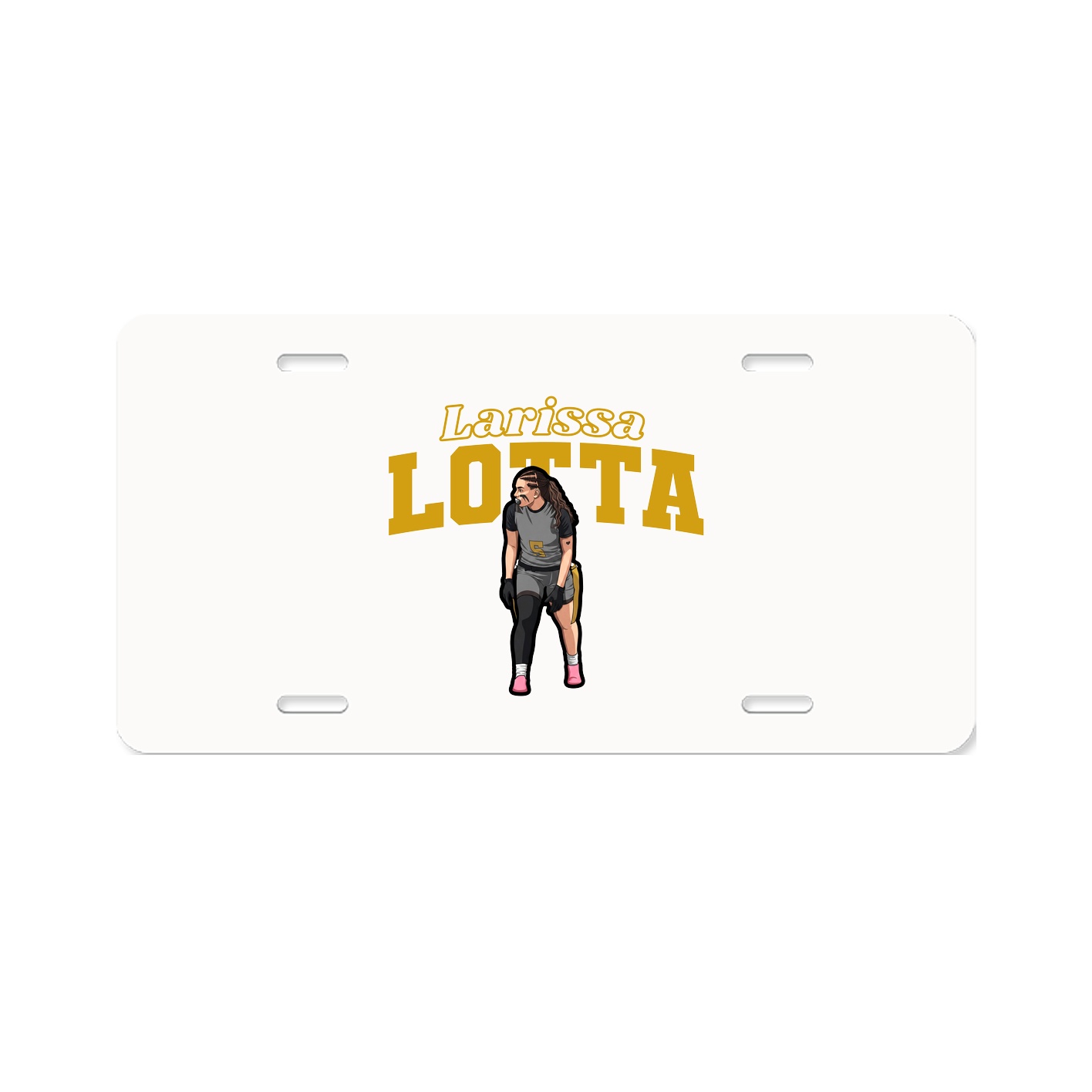 License Plate — Name Arch in Classic